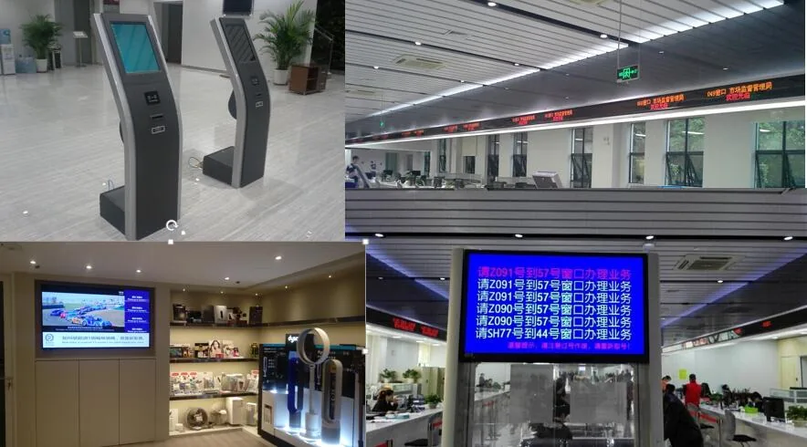 国万科技·红星堂排队叫号系统-现场排队场景示意图