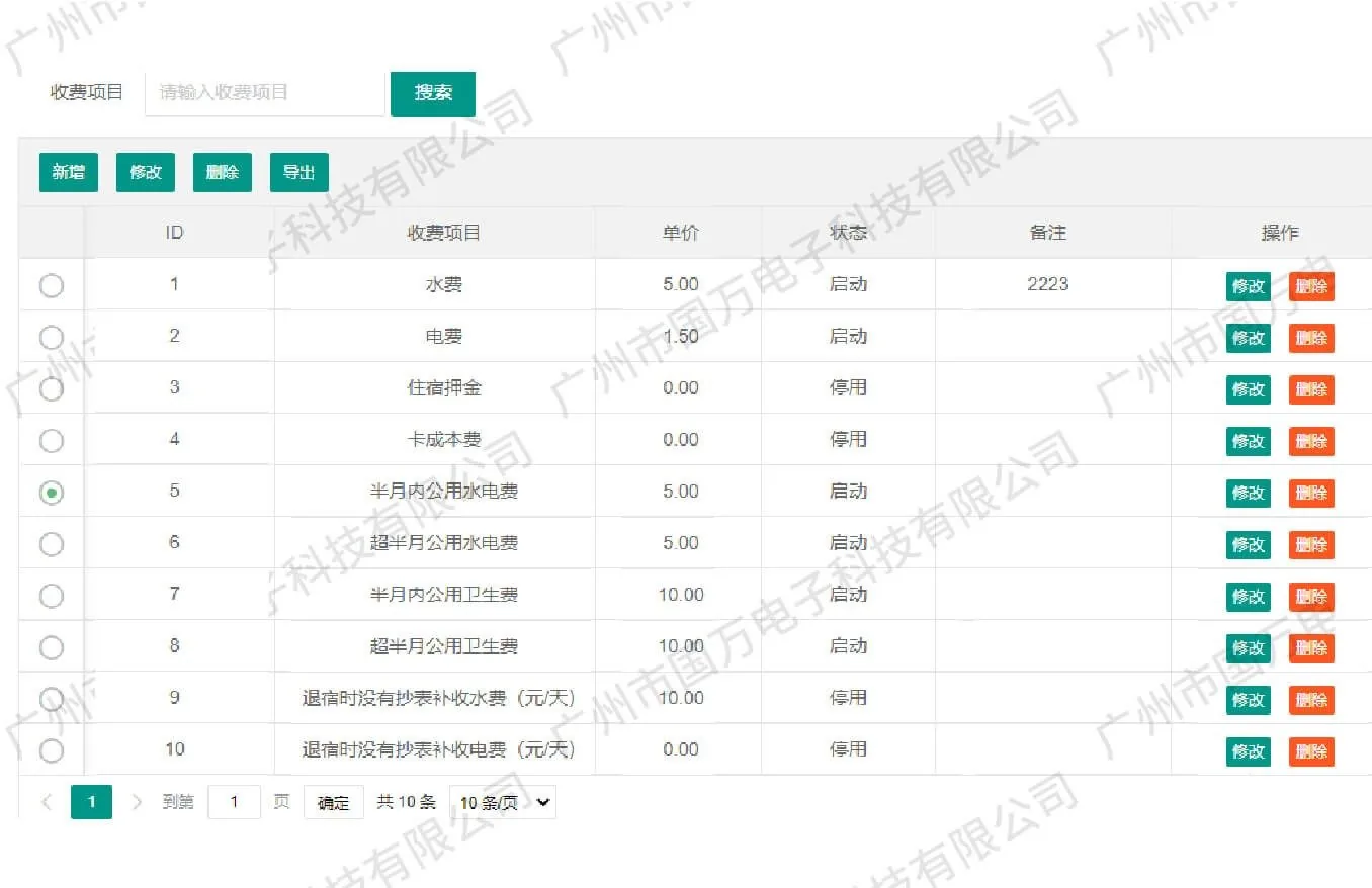 干货！宿舍系统超详细的”费用管理”解析文章配图